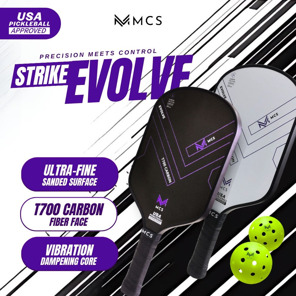 MCS EVOLVE T700 Carbon Pickleball Paddle