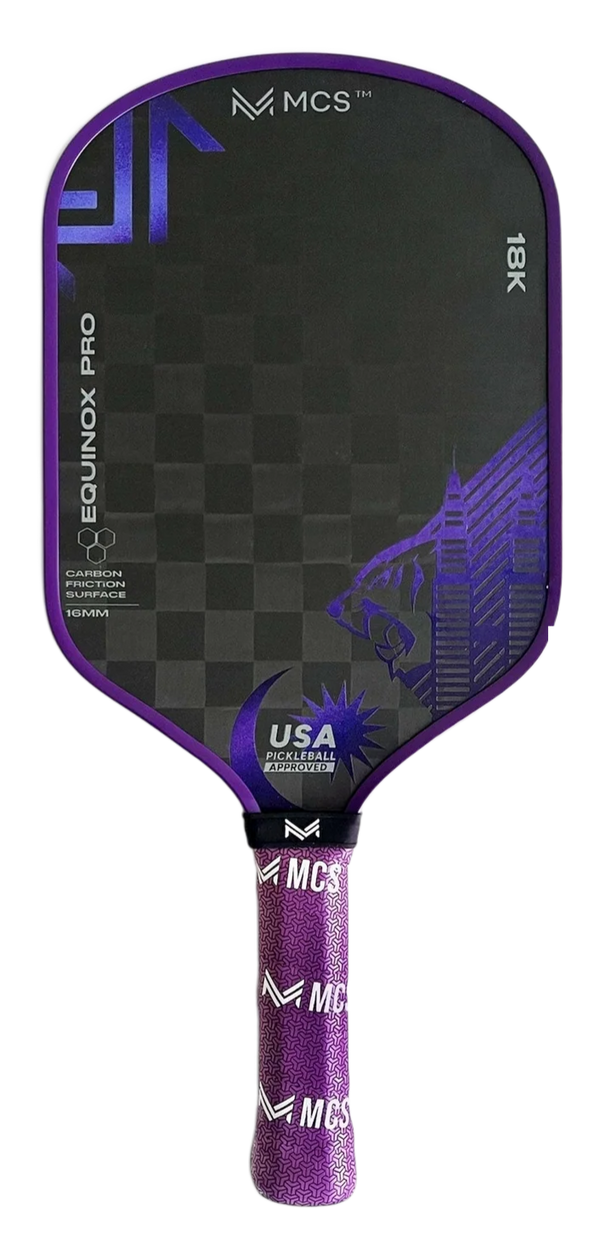 MCS Pickleball 18K Carbon Fiber EQUINOX PRO Pickleball Paddle