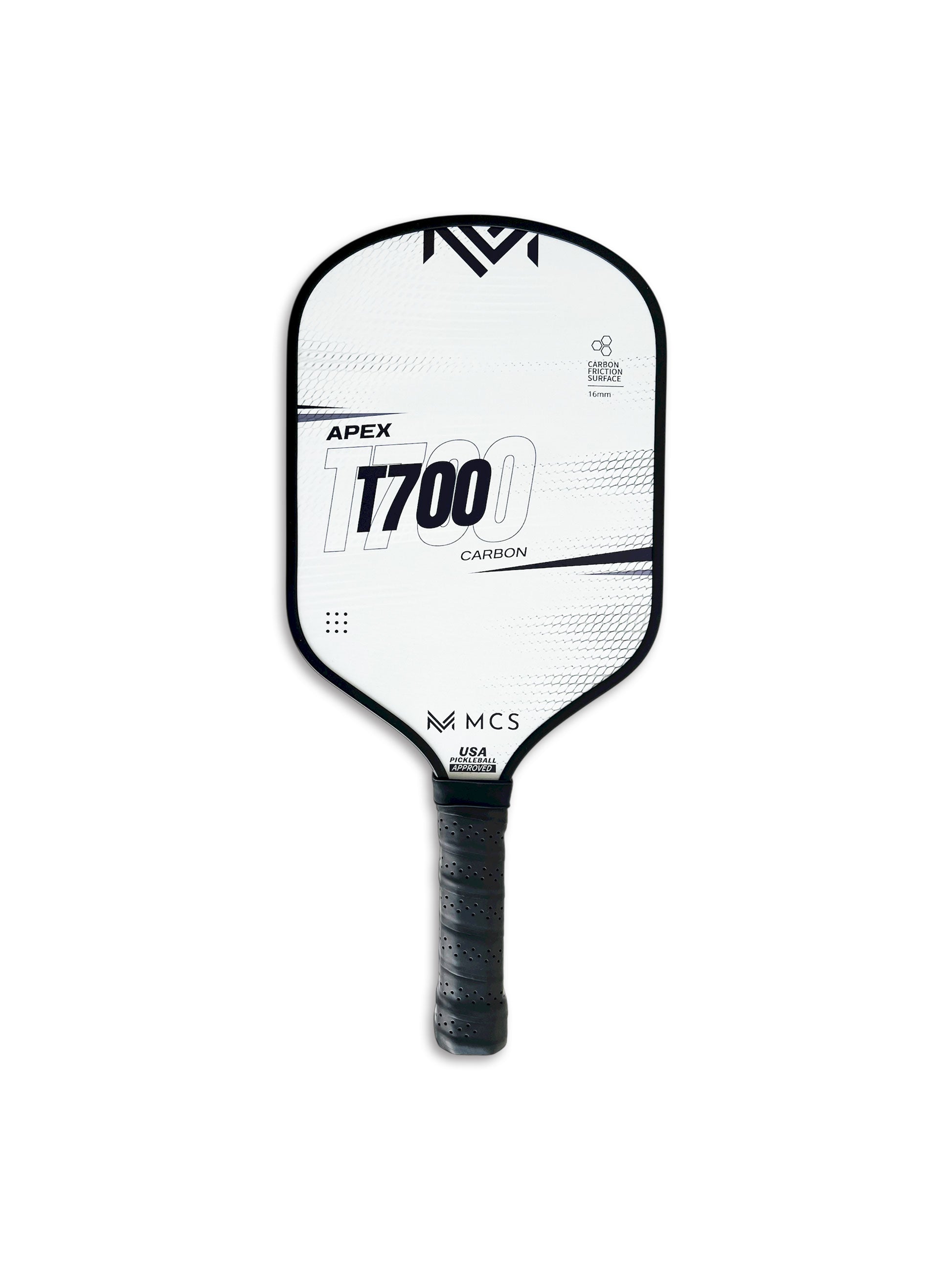 MCS APEX T700 Carbon Pickleball Paddle – MCS PICKLEBALL
