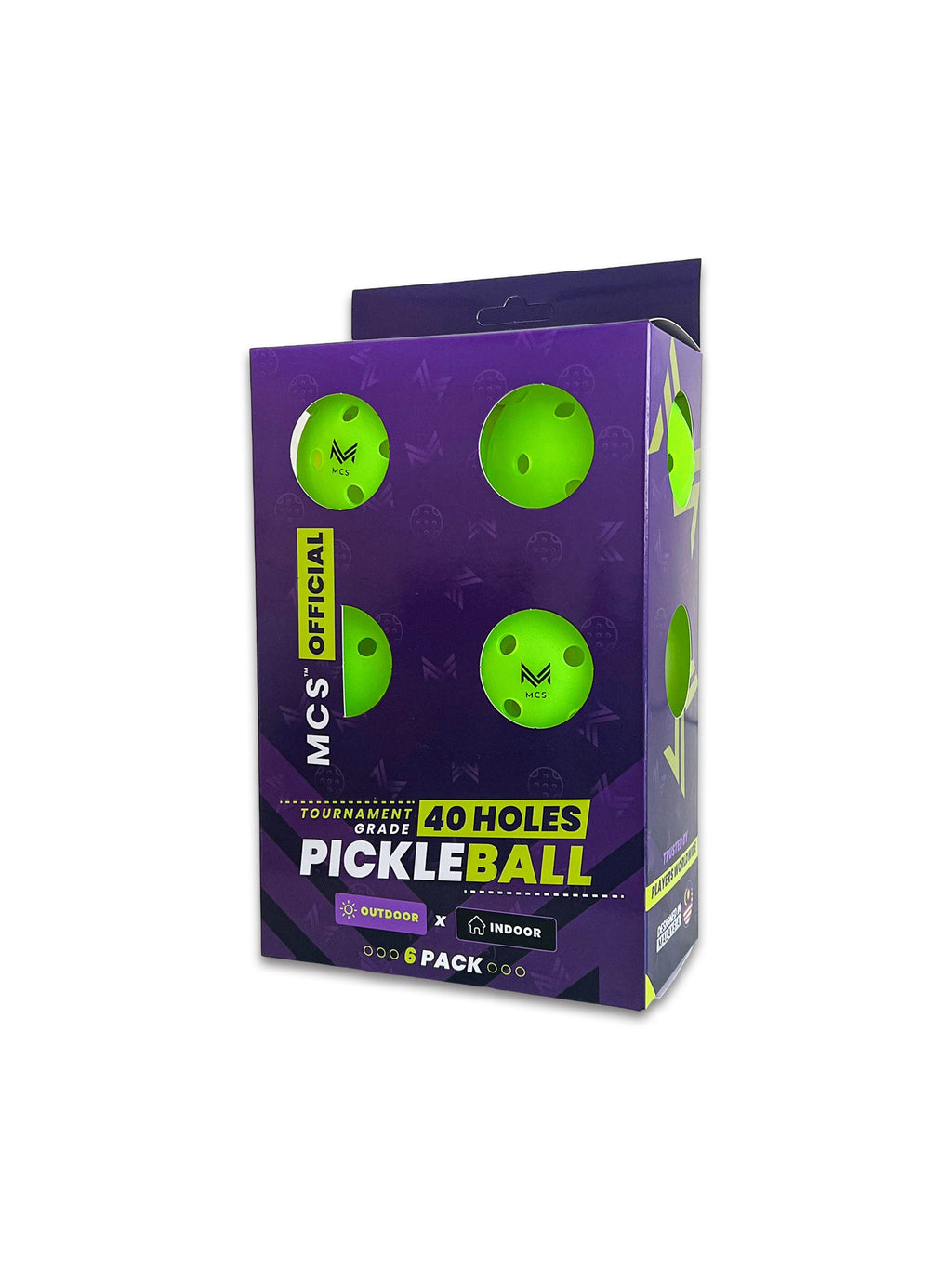 MCS Tournament Grade 40 Holes Pickleball