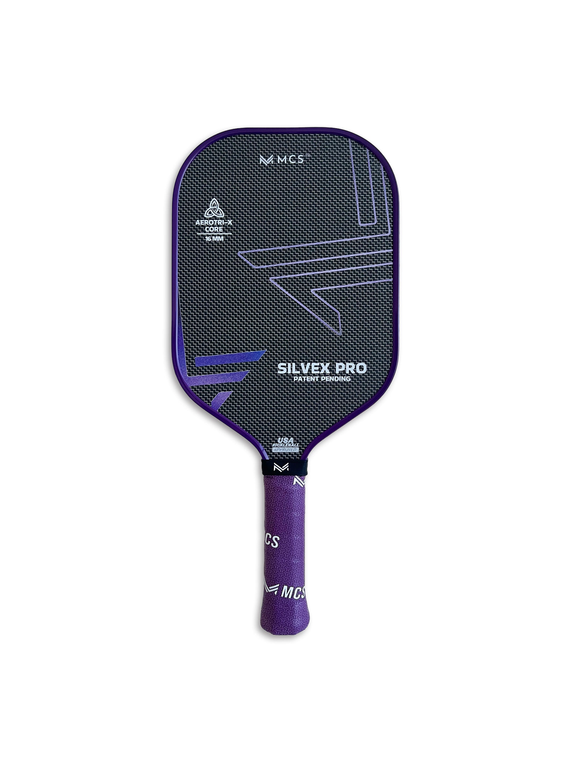 MCS Pickleball Titanium Silver-Weave SILVEX PRO Pickleball Paddle