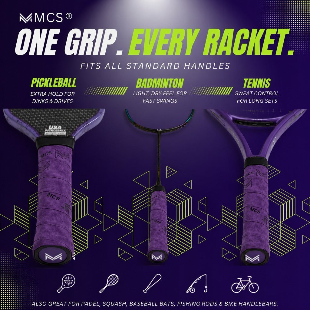 MCS Matte Paddle Grip Textured Dry Feel Non-Slip Sweat-Absorbing Comfortable
