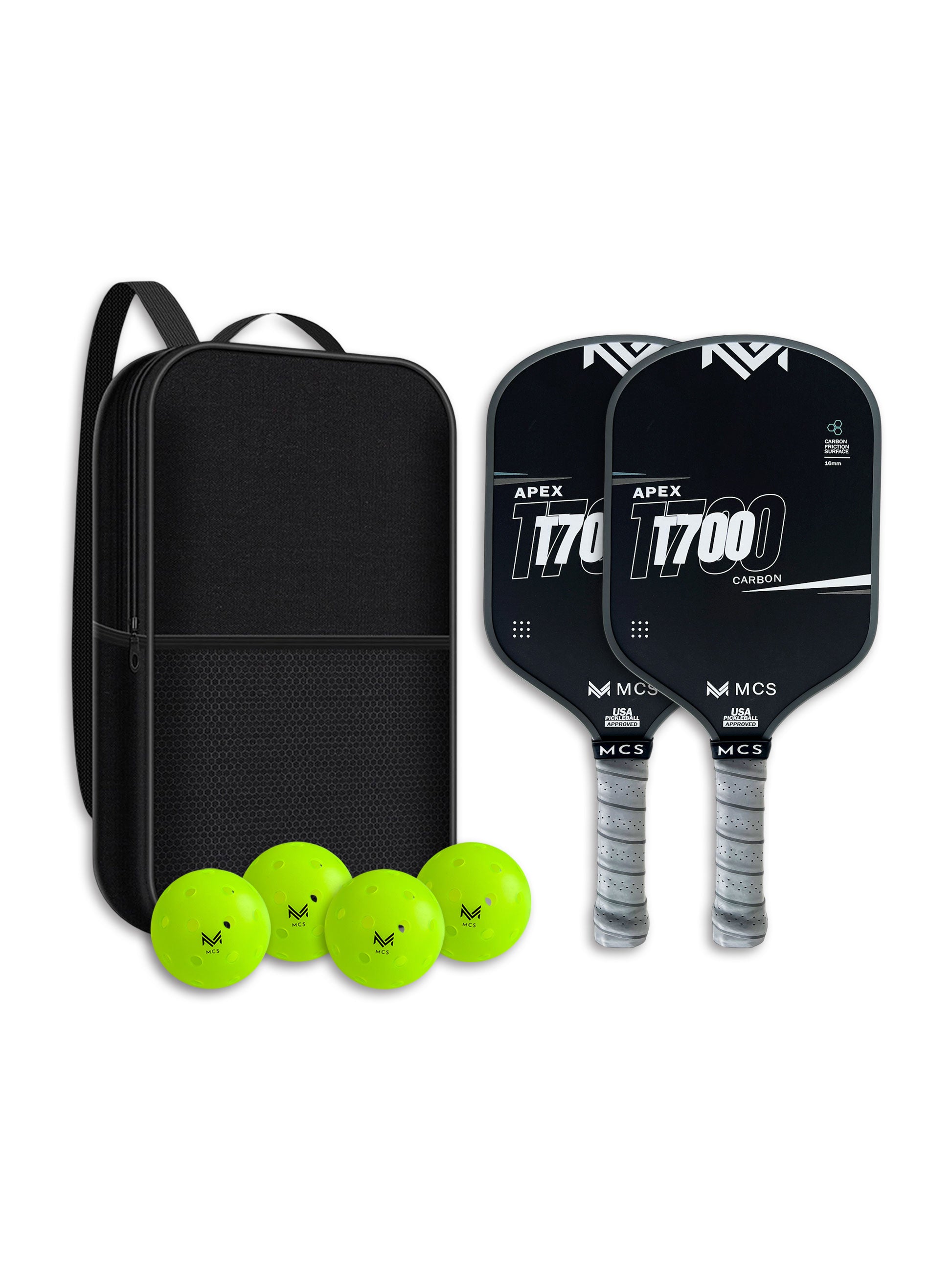 MCS APEX T700 Carbon Pickleball Paddle – MCS PICKLEBALL