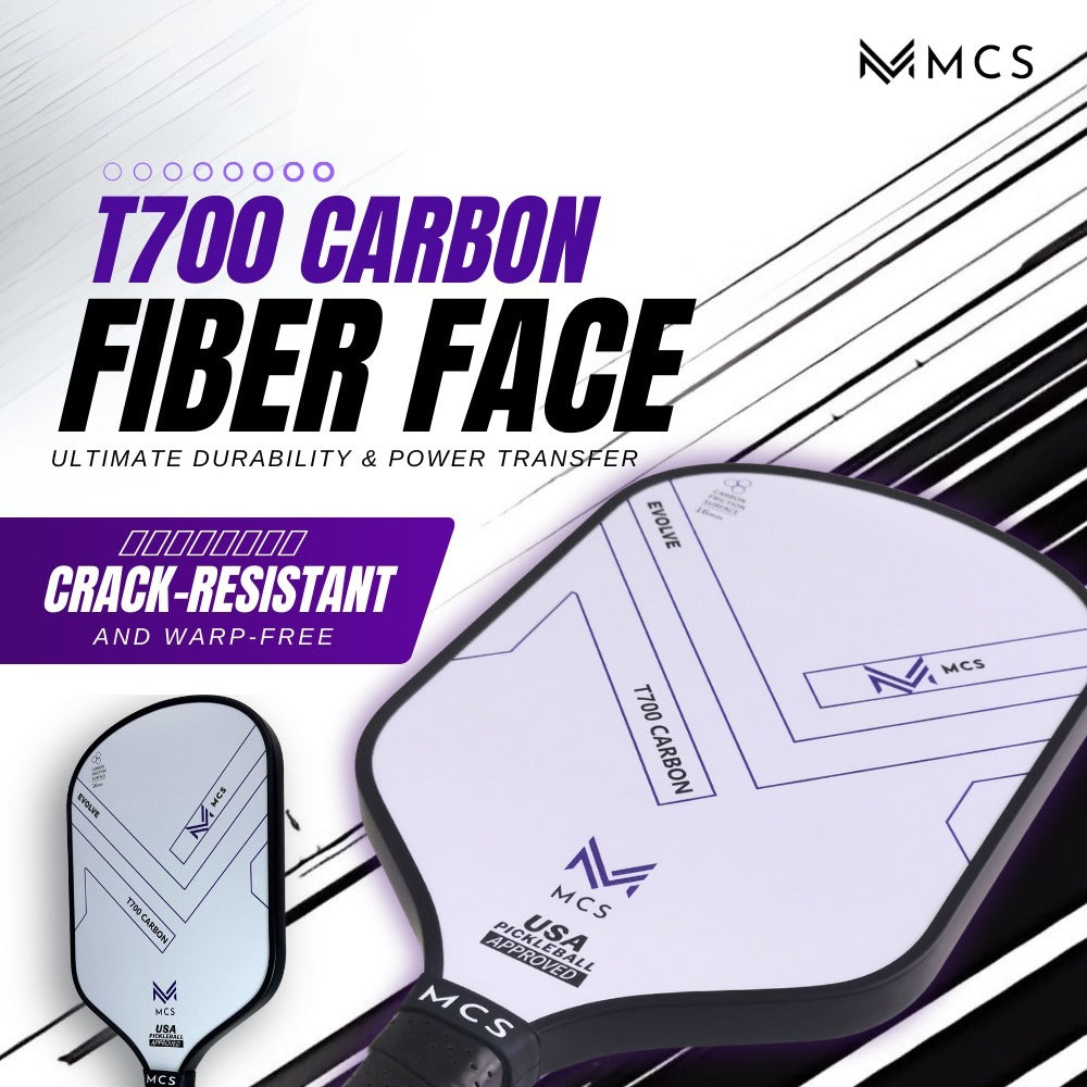 MCS EVOLVE T700 Carbon Pickleball Paddle