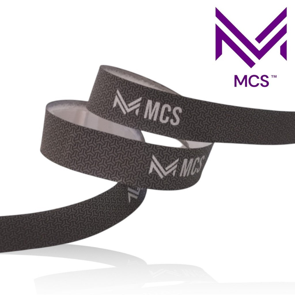 MCS 3D Ergonomic Paddle Grip PU Leather Non-Slip Sweat-Absorbing