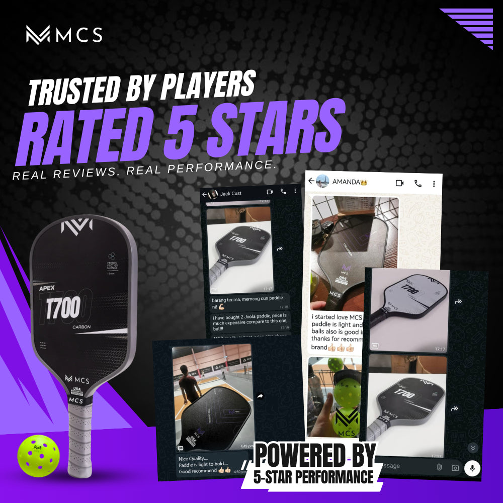 MCS EVOLVE T700 Carbon Pickleball Paddle