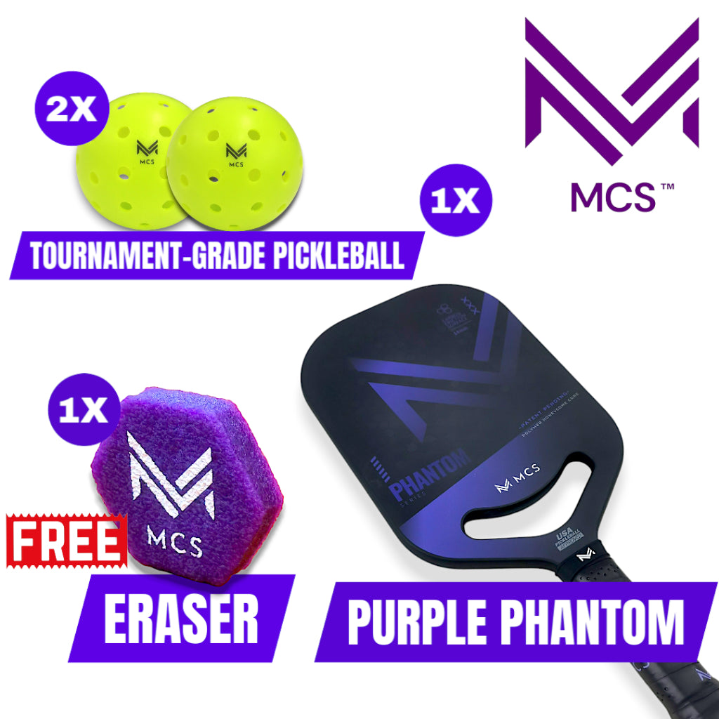 MCS 14 mm PHANTOM PRO Edgeless Pickleball Paddle