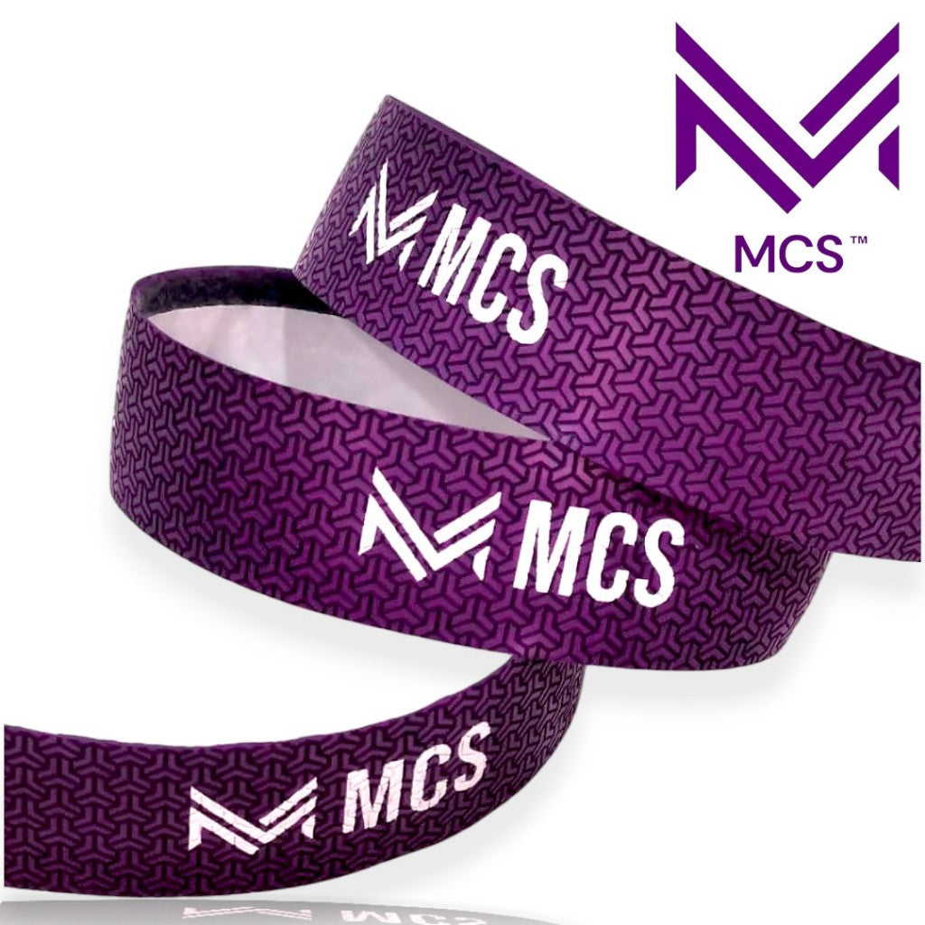 MCS 3D Ergonomic Paddle Grip PU Leather Non-Slip Sweat-Absorbing