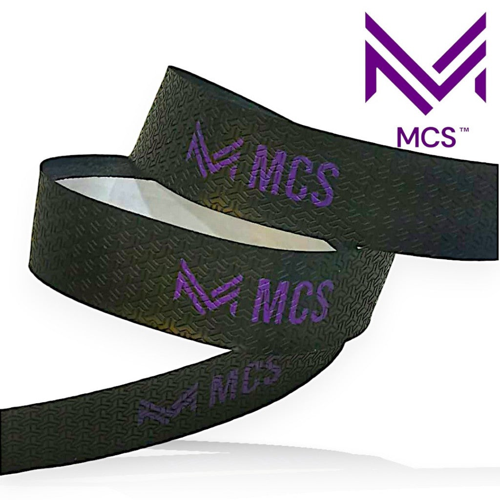 MCS 3D Ergonomic Paddle Grip PU Leather Non-Slip Sweat-Absorbing