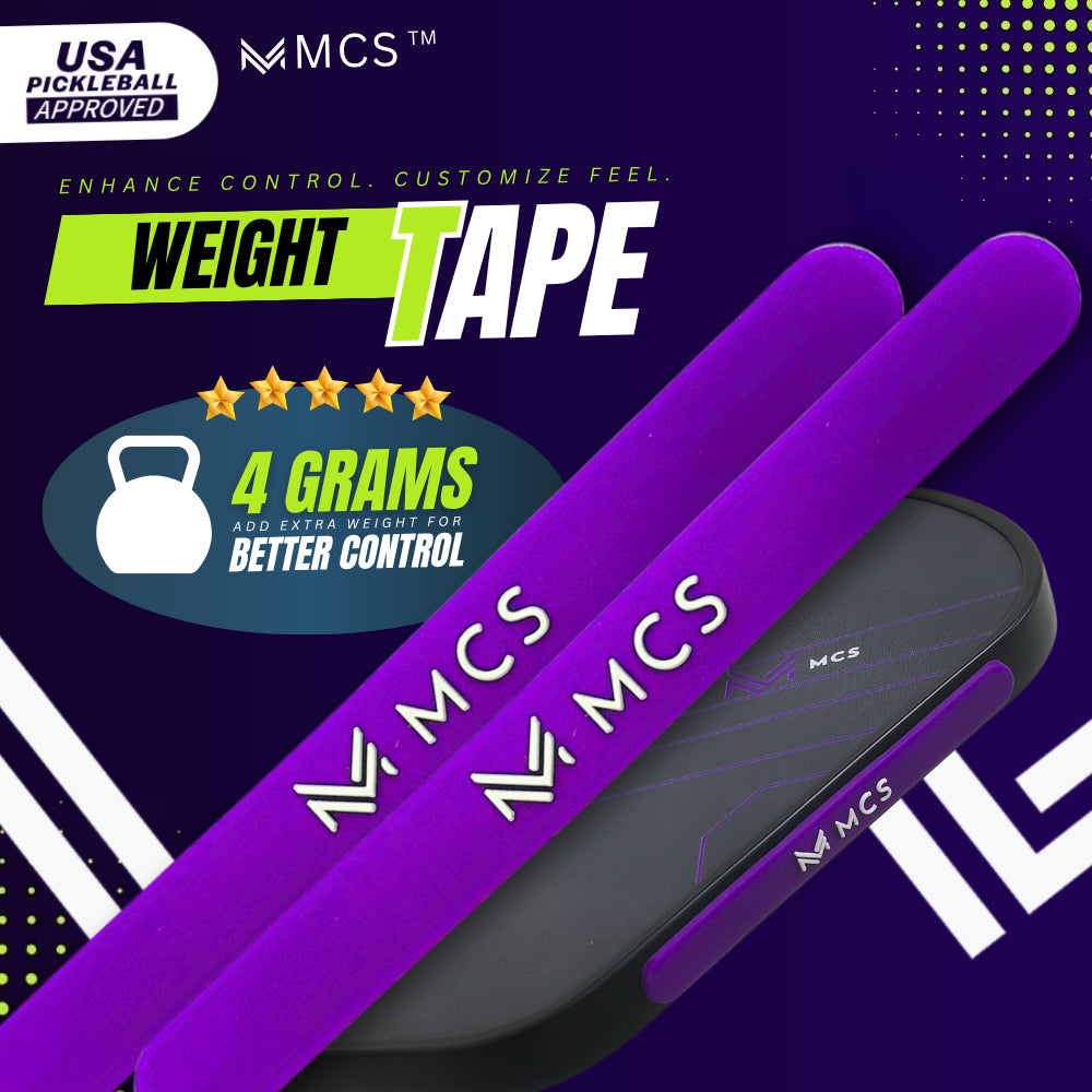 MCS Silicone Paddle Weight Tape 4g