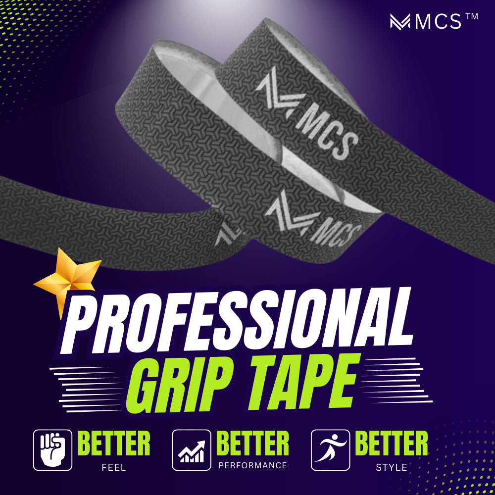 MCS 3D Ergonomic Paddle Grip PU Leather Non-Slip Sweat-Absorbing