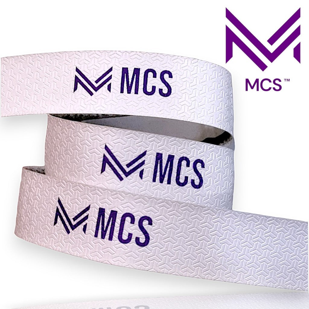 MCS 3D Ergonomic Paddle Grip PU Leather Non-Slip Sweat-Absorbing