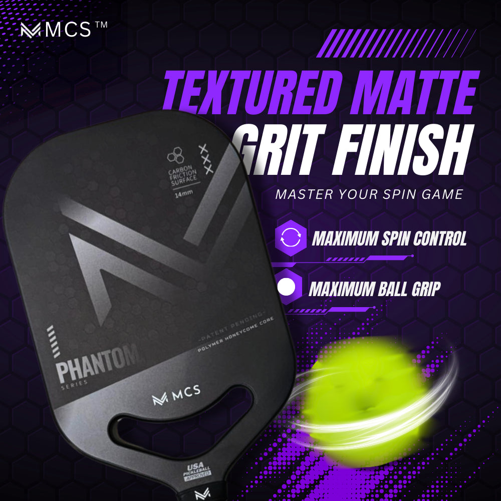 MCS 14 mm PHANTOM PRO Edgeless Pickleball Paddle