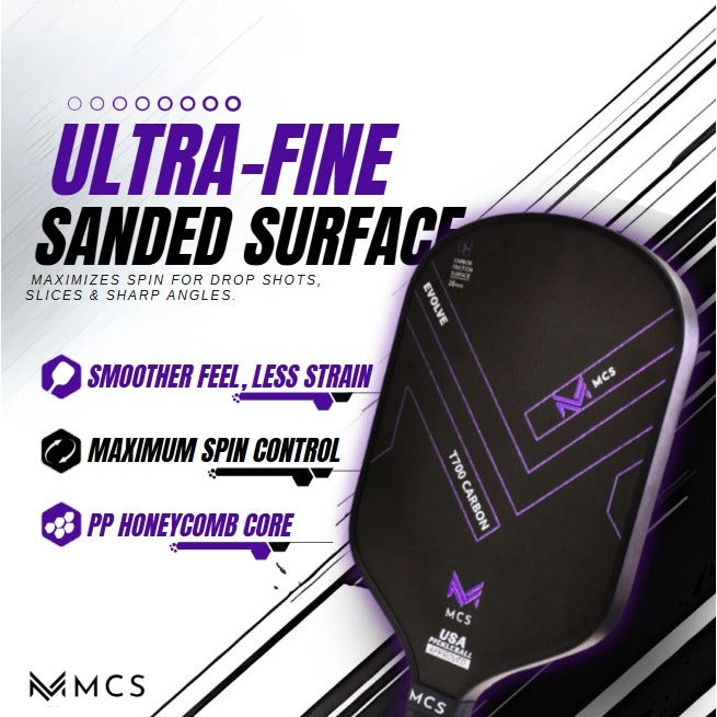 MCS EVOLVE T700 Carbon Pickleball Paddle