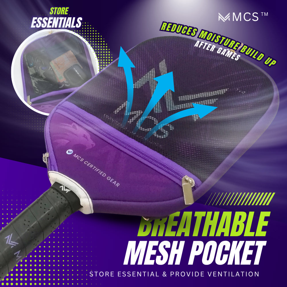 MCS Pickleball Paddle Cover Dual Sided Design | Neoprene Material