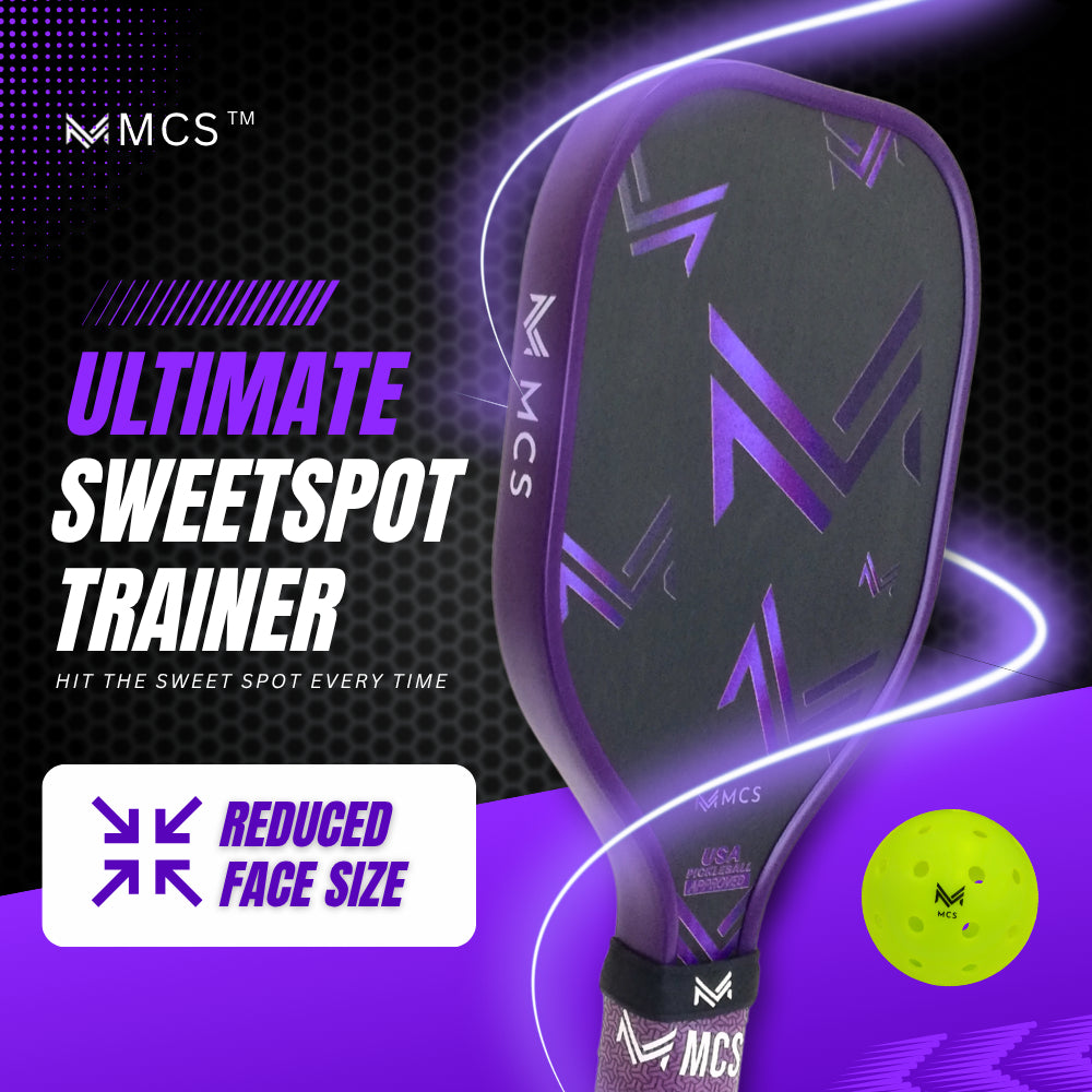 MCS Pickleball T700 Carbon Training Paddle Sweet Spot Trainer