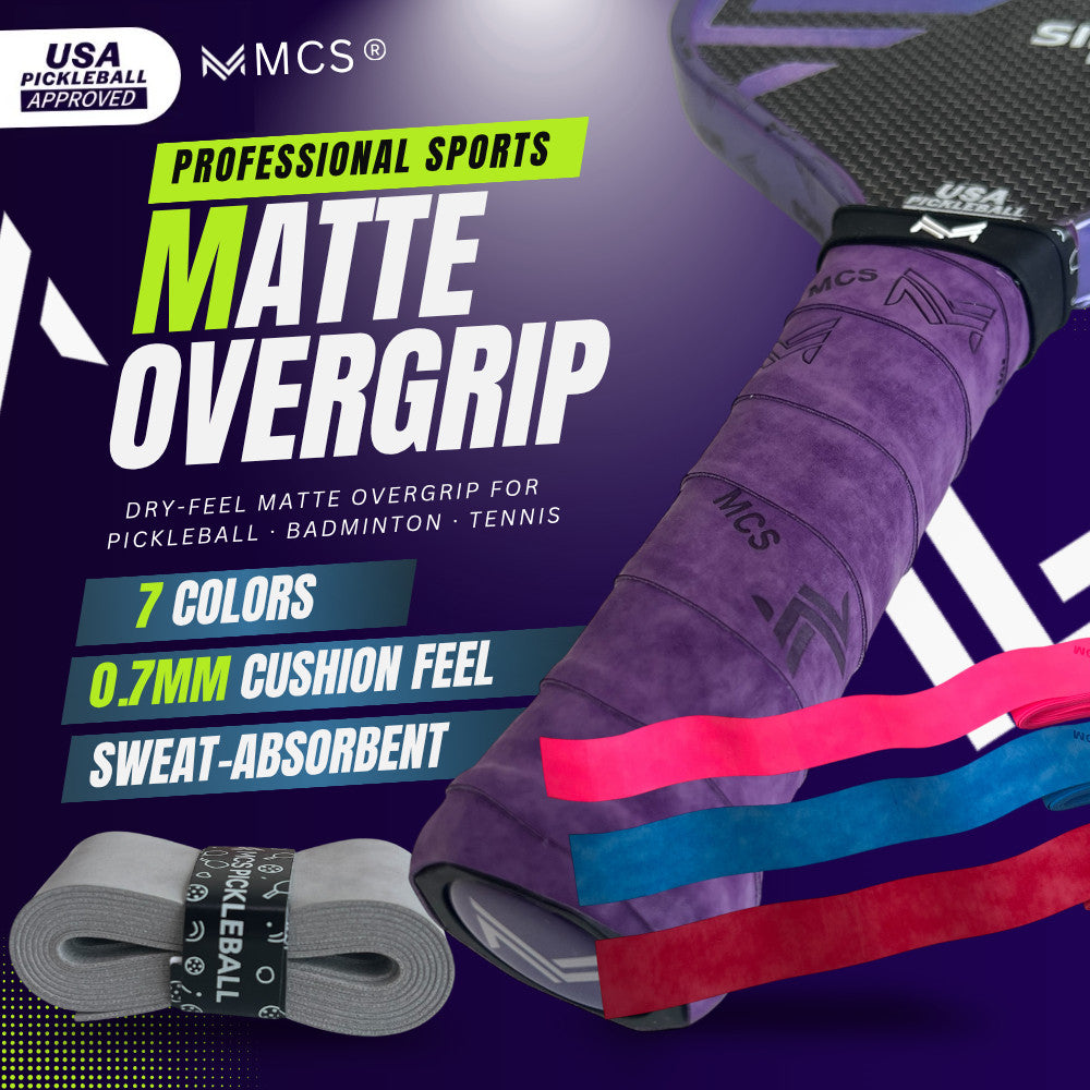 MCS Matte Paddle Grip Textured Dry Feel Non-Slip Sweat-Absorbing Comfortable
