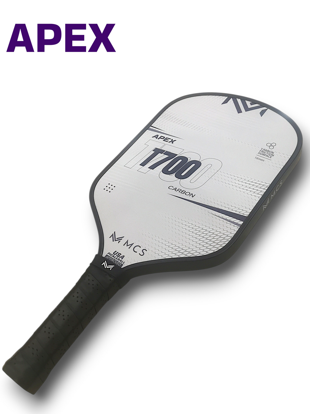 MCS APEX T700 Carbon Pickleball Paddle